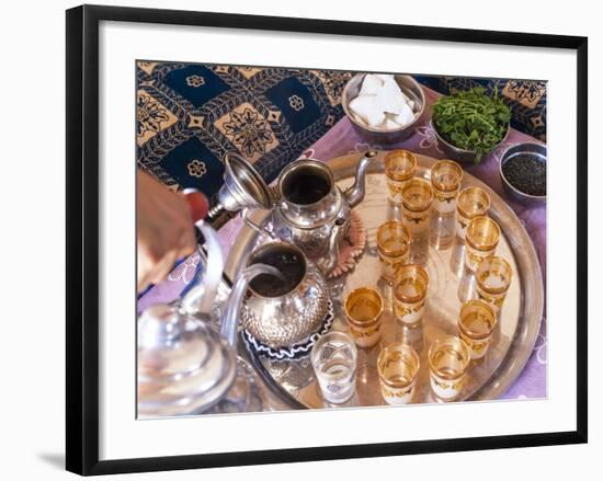 Making Mint Tea, Morocco-Peter Adams-Framed Photographic Print