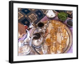 Making Mint Tea, Morocco-Peter Adams-Framed Photographic Print