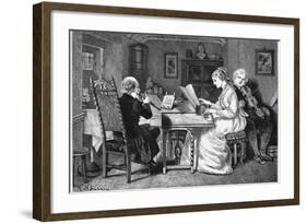 Making Music, London, 1874-Francis Wilfrid Lawson-Framed Giclee Print