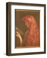 Making Music-Edward Robert Hughes-Framed Giclee Print