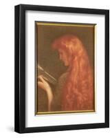 Making Music-Edward Robert Hughes-Framed Giclee Print