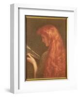 Making Music-Edward Robert Hughes-Framed Giclee Print