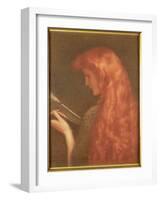 Making Music-Edward Robert Hughes-Framed Giclee Print