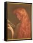 Making Music-Edward Robert Hughes-Framed Stretched Canvas