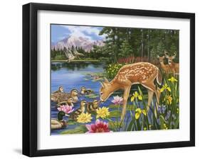 Making New Friends-William Vanderdasson-Framed Giclee Print