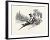 Making New Pole for Canoe, Canada, Nineteenth Century-null-Framed Giclee Print