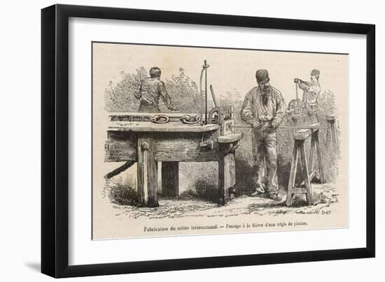 Making of the Standard International Metre-H Scott-Framed Art Print