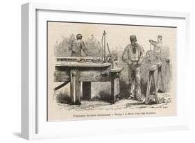 Making of the Standard International Metre-H Scott-Framed Art Print