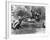 Making Palm Oil in Dahomey,circa 1900-null-Framed Giclee Print