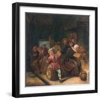 Making Pancakes-Jan Miense Molenaer-Framed Giclee Print