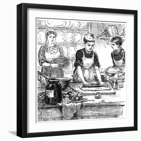 Making Pastry-null-Framed Art Print