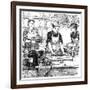 Making Pastry-null-Framed Art Print