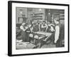 Making Pianos, Benthal Road Evening Institute, London, 1914-null-Framed Photographic Print