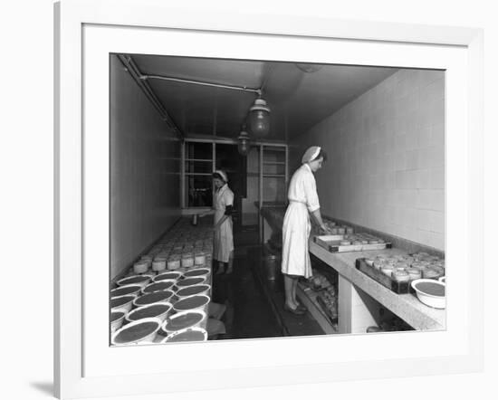 Making Pork Pies, Schonhuts Butchery Factory, Rawmarsh, South Yorkshire, 1955-Michael Walters-Framed Photographic Print