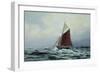 Making Sail after a Blow, 1983-Vic Trevett-Framed Giclee Print