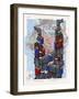 Making The Best Of Our Neighborhood-Ric Stultz-Framed Giclee Print