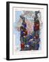 Making The Best Of Our Neighborhood-Ric Stultz-Framed Giclee Print