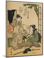 'Making Up For The Stage', c1780-Kitagawa Utamaro-Mounted Giclee Print