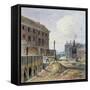 Making Victoria Street, 1851-J. Findley-Framed Stretched Canvas