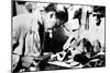 Making Wooden Shoe Soles, German-Occupied Paris, February 1941-null-Mounted Premium Giclee Print