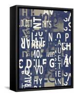 Making Words 1-Sara Abbott-Framed Stretched Canvas