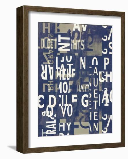 Making Words 1-Sara Abbott-Framed Art Print