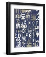 Making Words 1-Sara Abbott-Framed Art Print