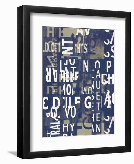 Making Words 1-Sara Abbott-Framed Art Print