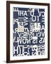 Making Words 2-Sara Abbott-Framed Art Print