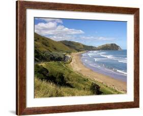 Makorori Beach near Gisborne, Eastland, New Zealand-David Wall-Framed Photographic Print