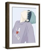 Makoto-Aurora Bell-Framed Giclee Print