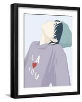 Makoto-Aurora Bell-Framed Giclee Print