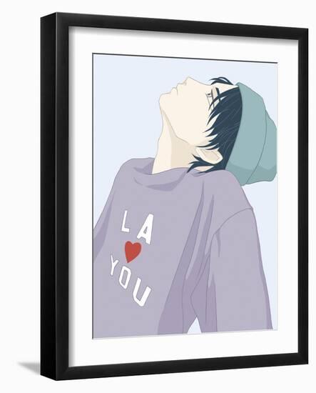 Makoto-Aurora Bell-Framed Giclee Print