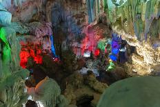 Cavern on Island, Ha_Long Bay, Vietnam-Maks08-Framed Photographic Print