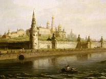 View of the Kremlin in Moscow, Russia, from the Kameny (Stone) Bridge, 1818-Maksim Nikiforovic Vorobev-Framed Stretched Canvas