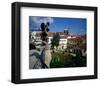 Mala strana Baroque garden, Prague, Central Bohemia, Czech Republic-null-Framed Premium Giclee Print