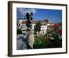 Mala strana Baroque garden, Prague, Central Bohemia, Czech Republic-null-Framed Art Print