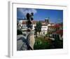 Mala strana Baroque garden, Prague, Central Bohemia, Czech Republic-null-Framed Art Print