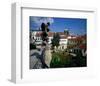 Mala strana Baroque garden, Prague, Central Bohemia, Czech Republic-null-Framed Art Print