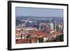 Mala Strana Suburb with Dome and Tower of St. Nicholas Church and Vltava River-Markus-Framed Photographic Print