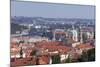 Mala Strana Suburb with Dome and Tower of St. Nicholas Church and Vltava River-Markus-Mounted Photographic Print