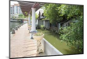 Malacca City Riverside Promenade, Malaysia. Malacca is Listed as UNESCO World Heritage Site since 2-Ints-Mounted Photographic Print