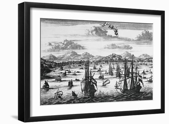 Malacca Port, Malaysia, 1676, 17th Century-null-Framed Giclee Print