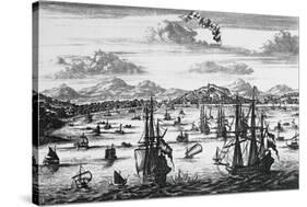 Malacca Port, Malaysia, 1676, 17th Century-null-Stretched Canvas
