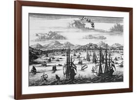 Malacca Port, Malaysia, 1676, 17th Century-null-Framed Giclee Print