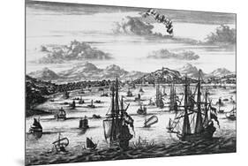 Malacca Port, Malaysia, 1676, 17th Century-null-Mounted Giclee Print