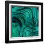 Malachite in Green and Blue-Danielle Carson-Framed Giclee Print