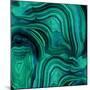 Malachite in Green and Blue-Danielle Carson-Mounted Giclee Print