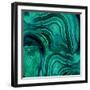Malachite in Green and Blue-Danielle Carson-Framed Art Print