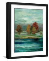 Malachite Lake I-Silvia Vassileva-Framed Art Print